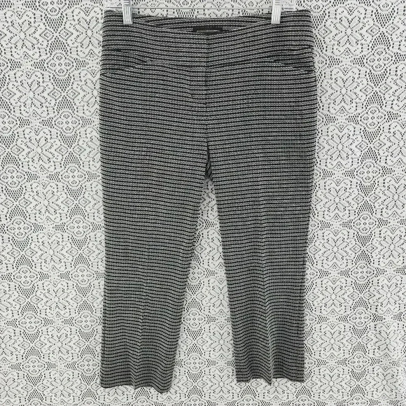 Express pattern textured crop women's pants 6 - Picture 1 of 7